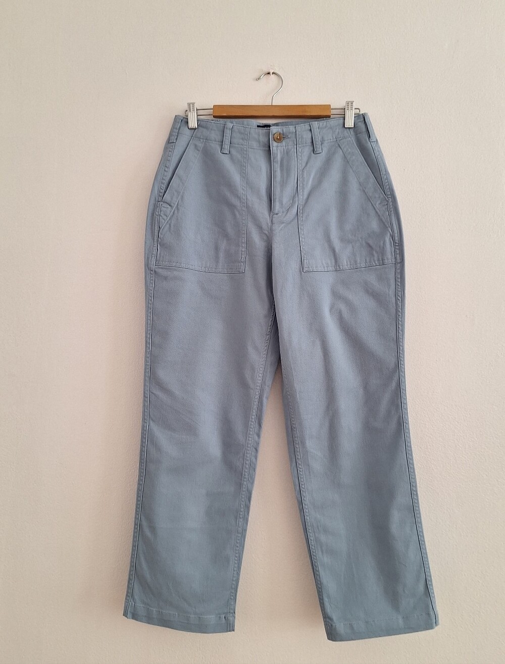 NWOT Lands' End Light Blue Straight-Leg Pants